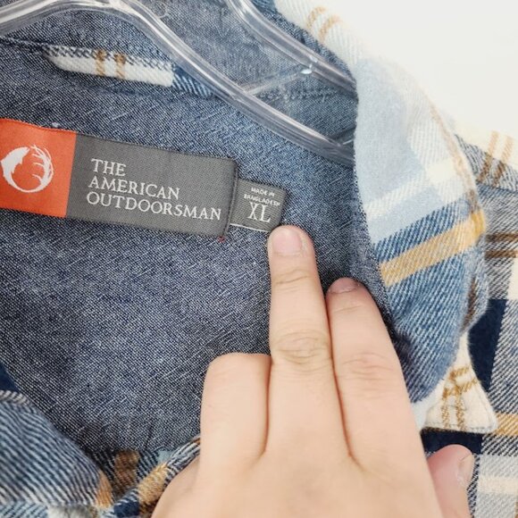 The American Outdoorsmen Men's Multicolor Plaid Button-Front Shirt Size XL - Picture 7 of 8
